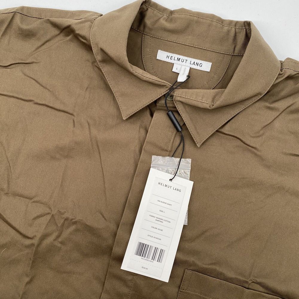 Helmut Lang Tan Casual Button Down Shirt